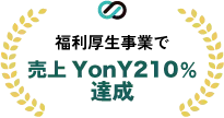 福利厚生事業で売上YonY210%達成